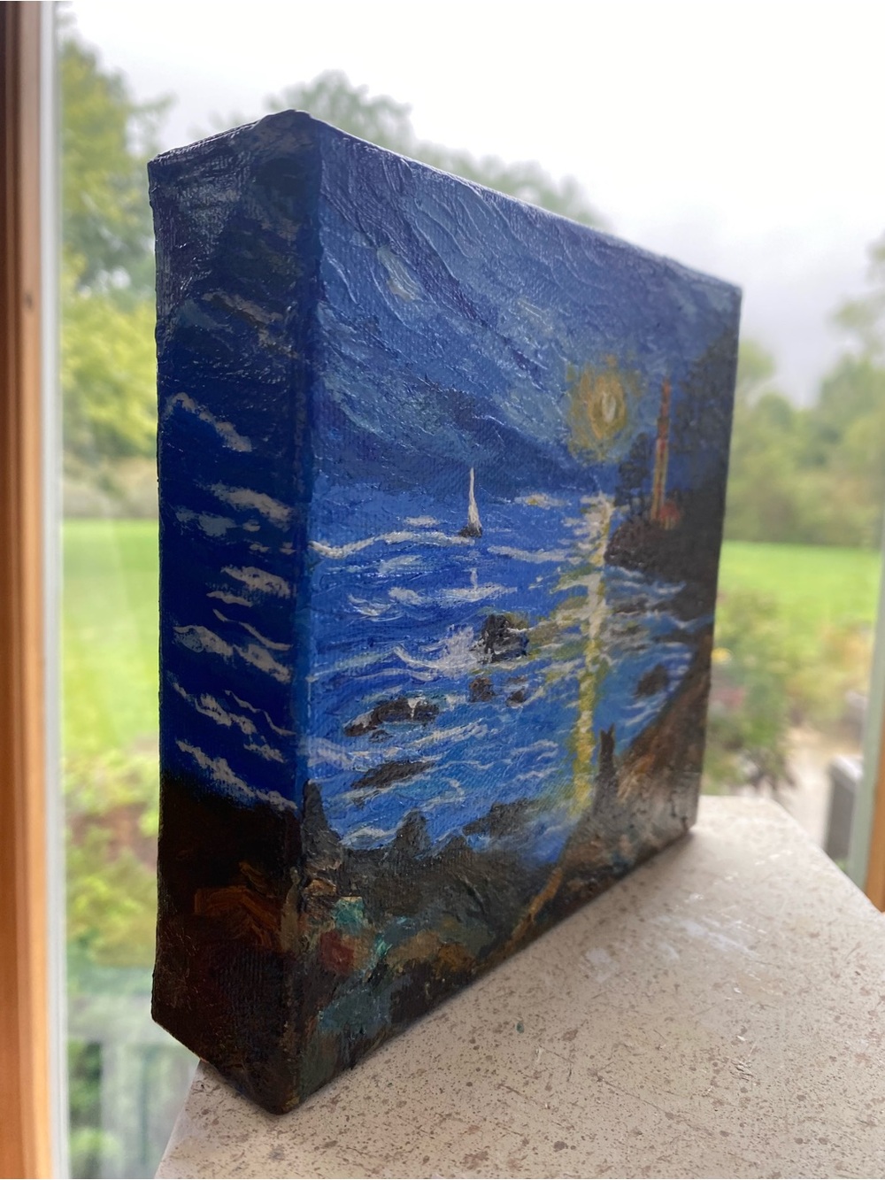 Original impasto acrylic painting - Picture 4 of 6